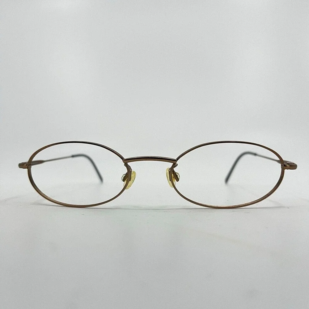 FENDI FENDISSIME Rare Gold Metal glasses F123 COL 884 49/19-140 mm H7263